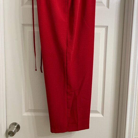 Sag Harbor Women's Red Ankle Pants, Size 2X, NWT - Picture 2 of 7